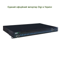 Концентратор Digi AnywhereUSB 24 Plus, 24 USB 3.1 Gen 1 Ports, dual 10M,100M,1G,10G Ethernet, dual SFP+, dual power 100-240VAC (вітринний зразок),  (AW24-G300)