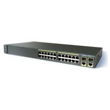 Комутатор Cisco Catalyst 2960 Plus 24 10/100 +2T/SFP LAN Lite,  (WS-C2960+24TC-S)