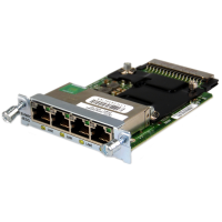 Модуль Cisco Four port 10/100/1000 Ethernet switch interface card,  (EHWIC-4ESG=)